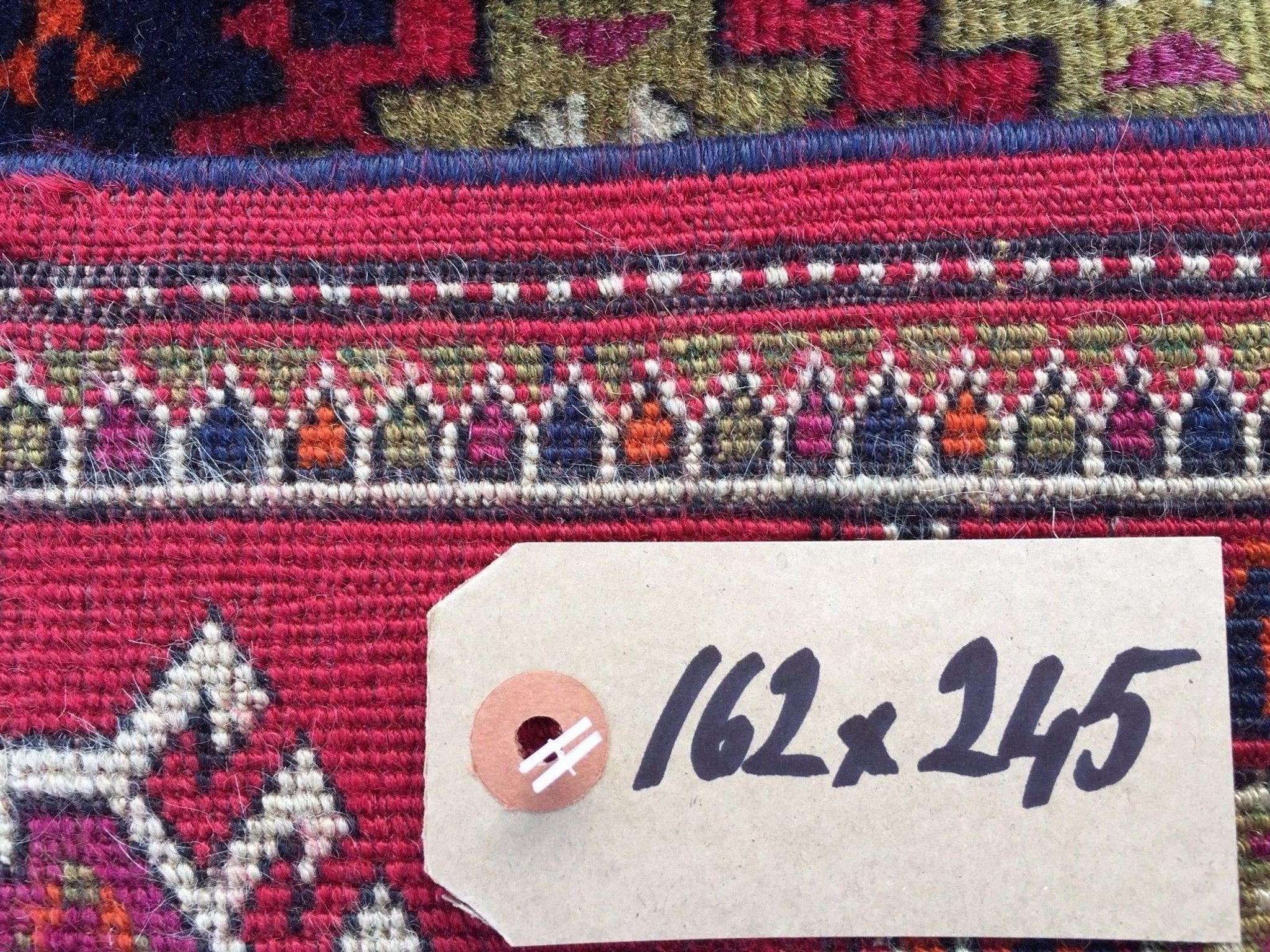 Fine Antique Turkmen Rug Wool Oriental Hand Made Rug 245x162cm Persian Vintage