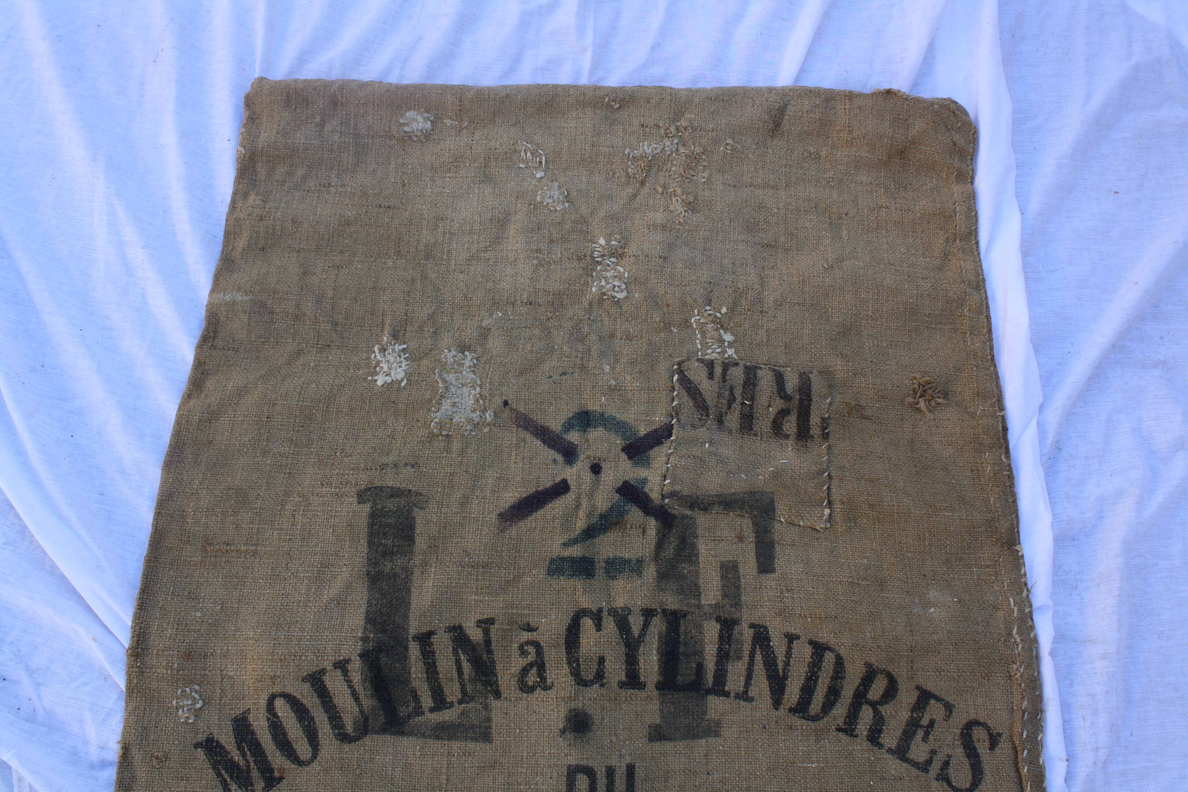 Former jute canvas bridge in 1907 priests bag