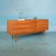 Vintage blond sideboard 60s minimalist credenza