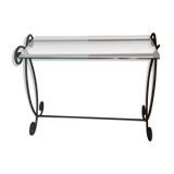 Vintage wrought iron console