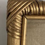 Bamboo and glazed wicker frame