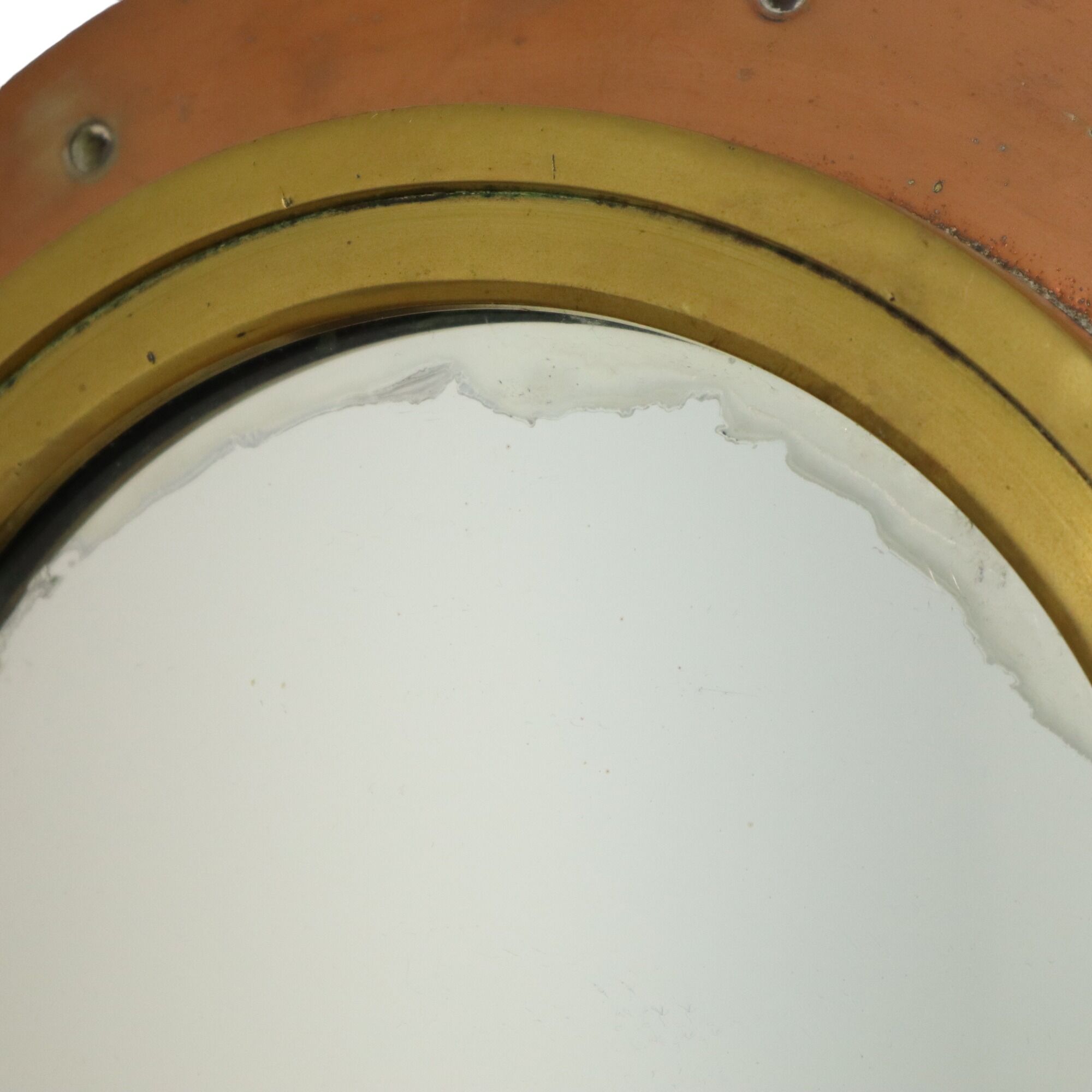 Authentic copper porthole mirror nautical shipping 32cm