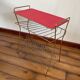 meuble vinyle rouge
