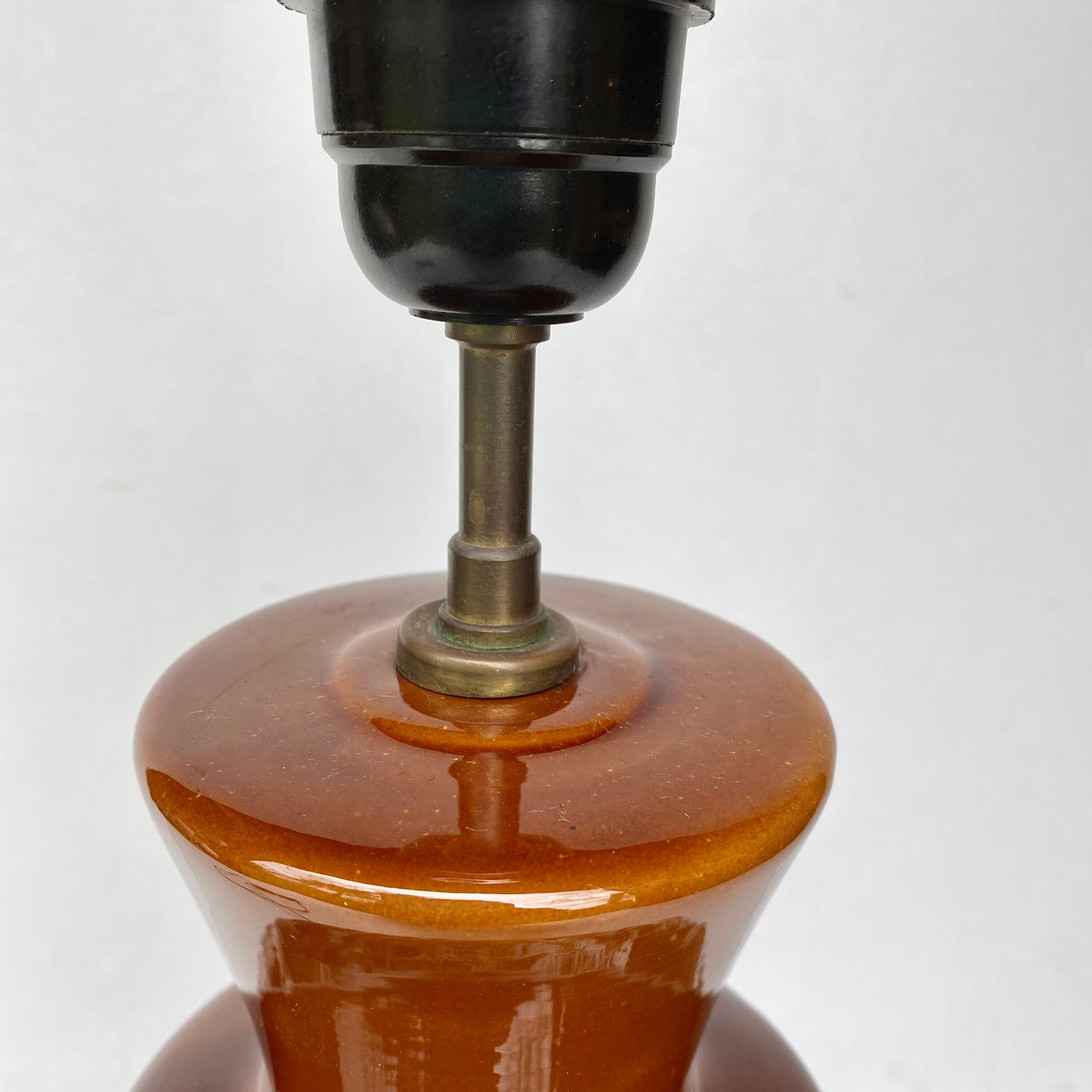 Vintage ceramic lamp stand