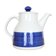 Koka ceramic teapot by Rörstrand Sweden, blue and white