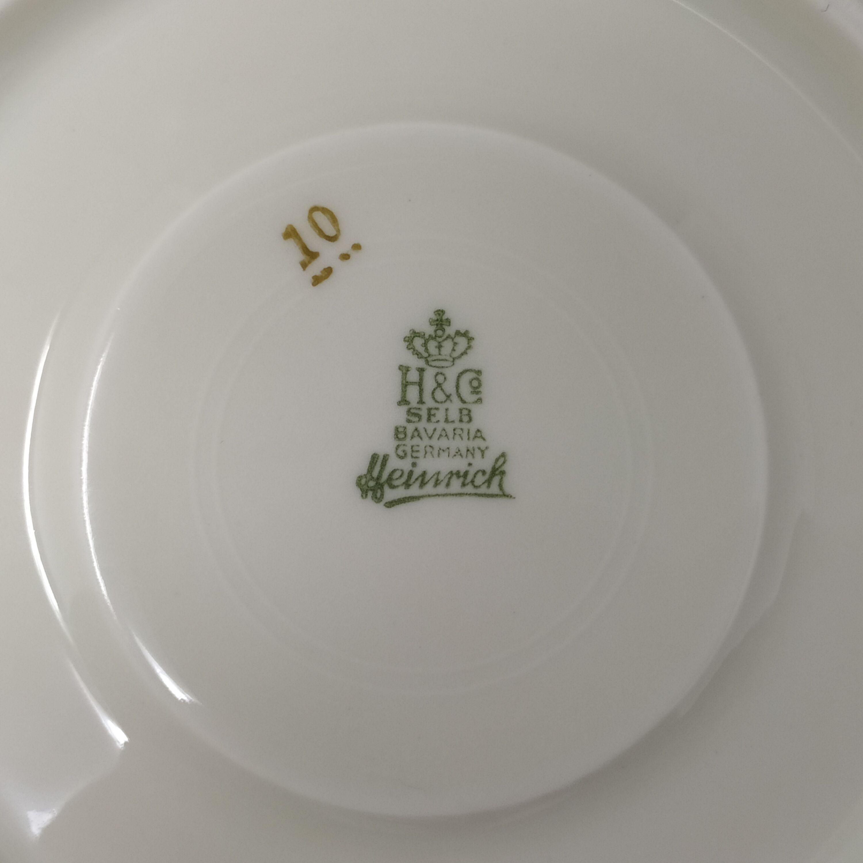 1950s Gorgeous White, Blue and Gold Tea Set/Coffee Set in Bavaria Porcelain. Made in Germany