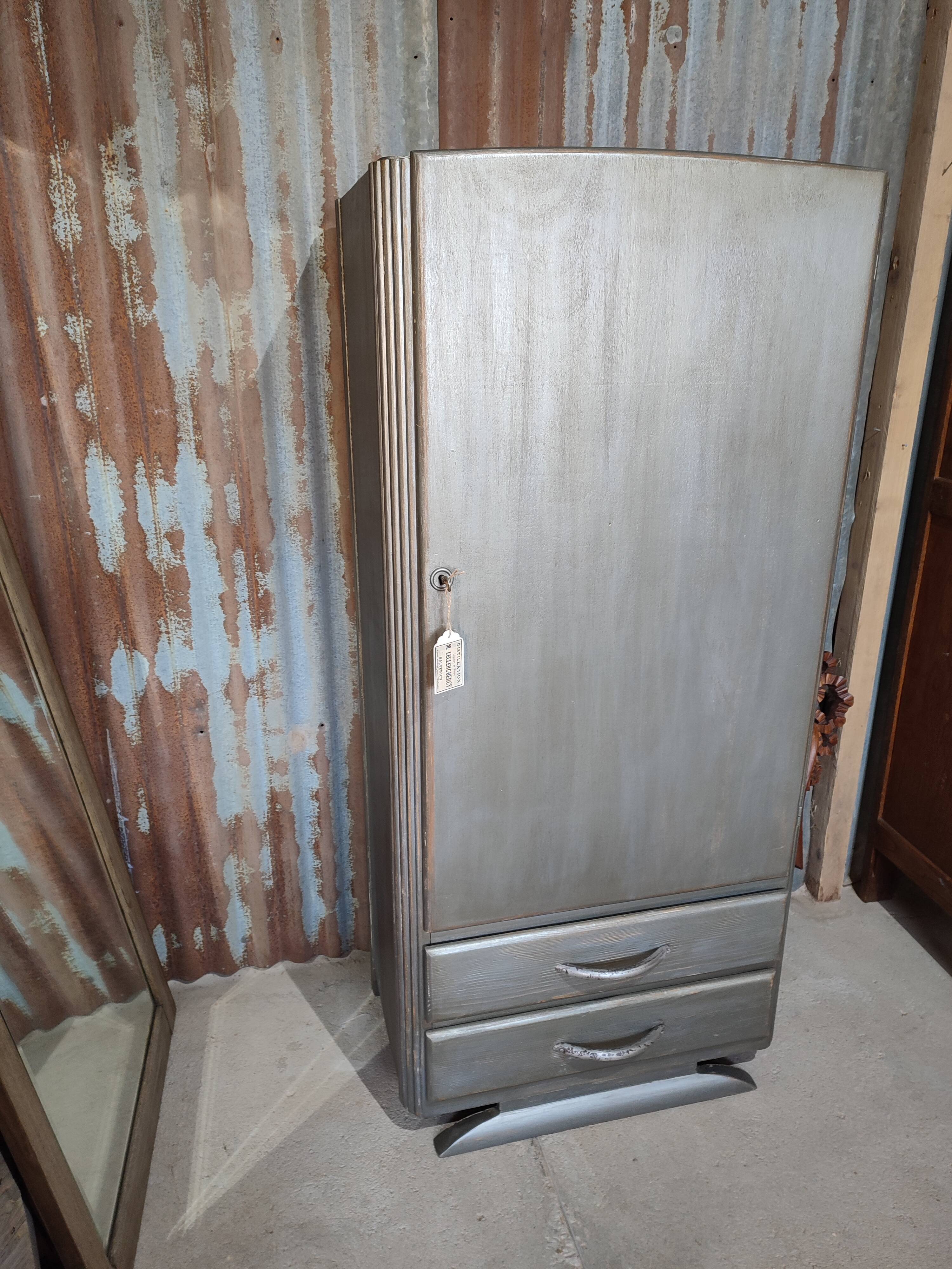 Beautiful vintage wardrobe restored in the mid-20th century.