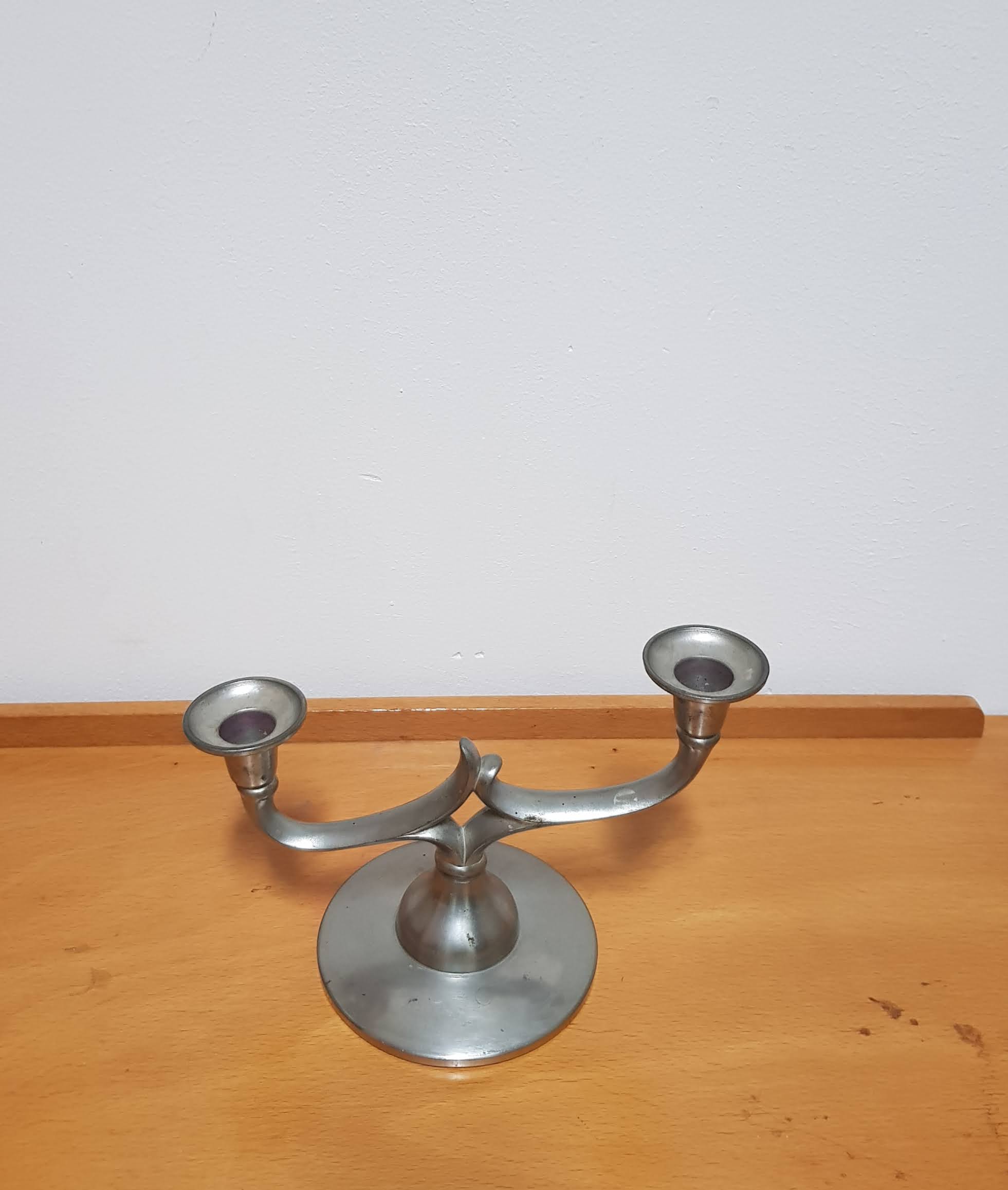 Vintage Pewter Candelabra by Metawa
