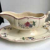 saucière Digoin Sarreguemines model "Agreste" 50s