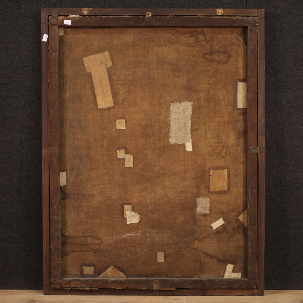 Rare tableau italien représentant Jules César du XVIIe siècle