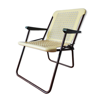 Chaise Italienne pliante vintage 1970