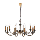 Brass chandelier