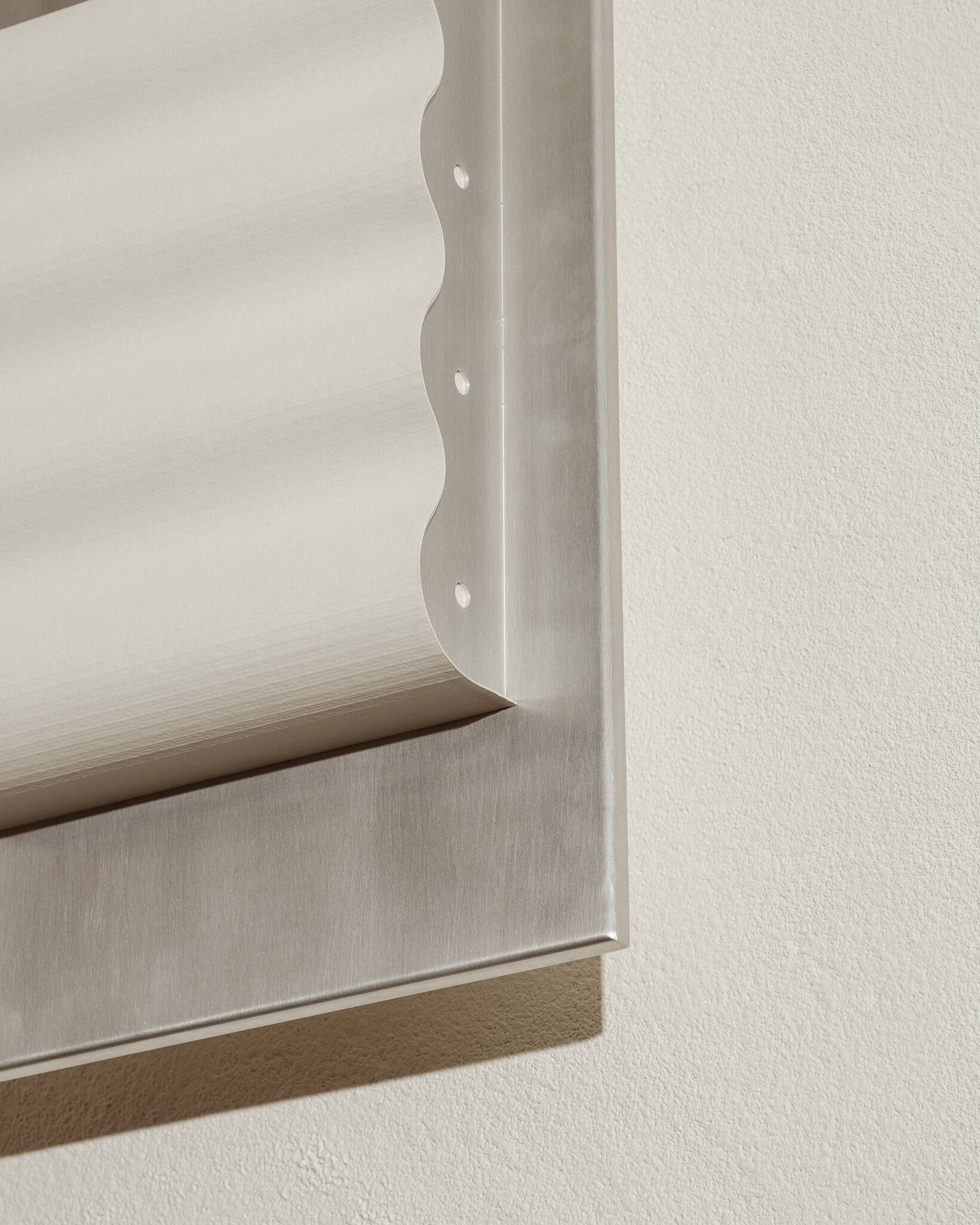 Applique frame en aluminium brut m