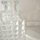 Glass whisky carafe with 4 glasses