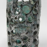 Vintage table lamp, lava ceramic