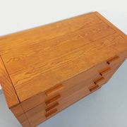 Vintage pine chest of drawers from the 1970s.