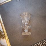 Crystal footed vase
