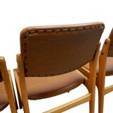 Set of 4 Danish dining chairs, 1970s