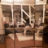Vintage giant triptych mirror  111x94cm