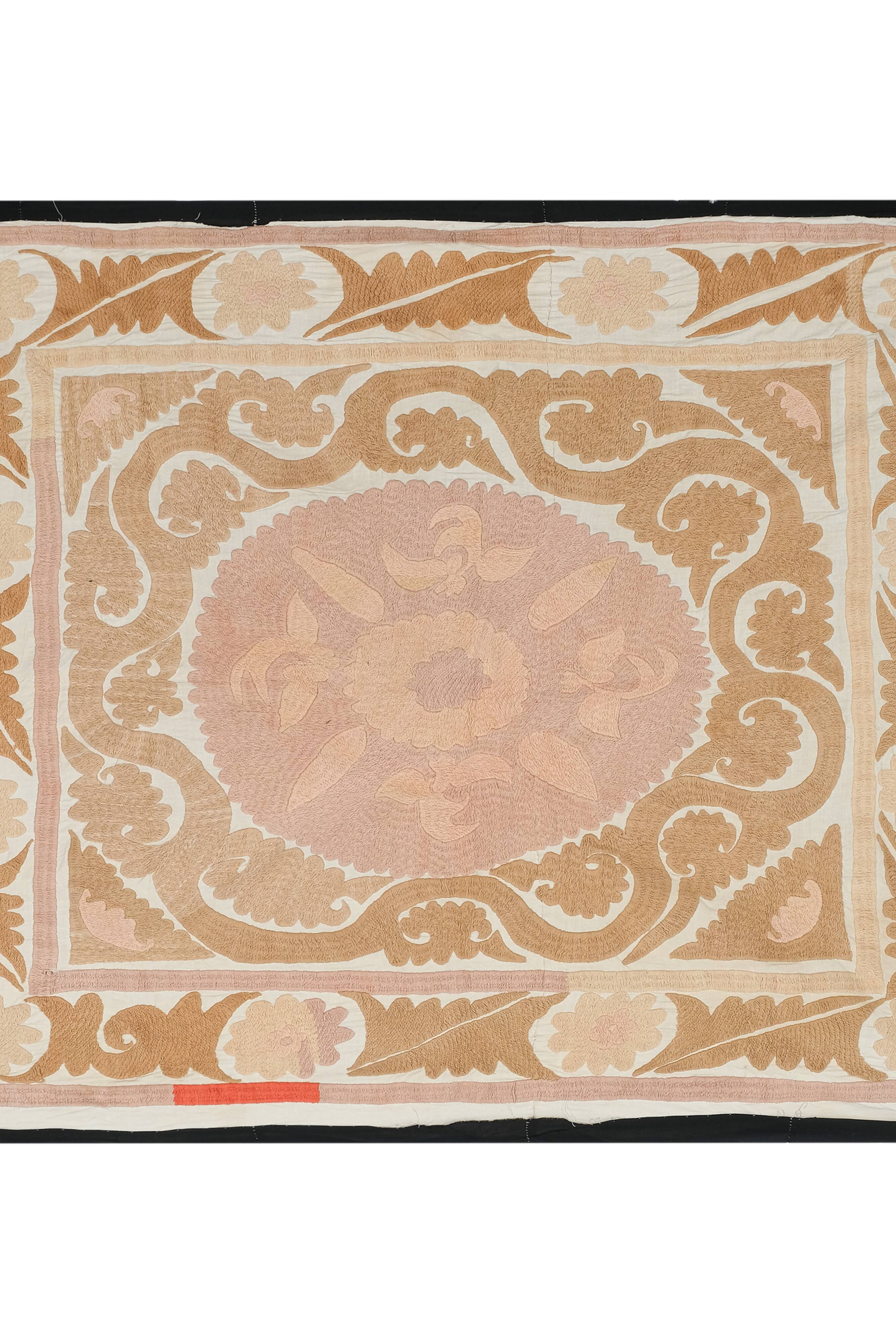 Hand-knotted rug Turkish vintage 106x121 cm