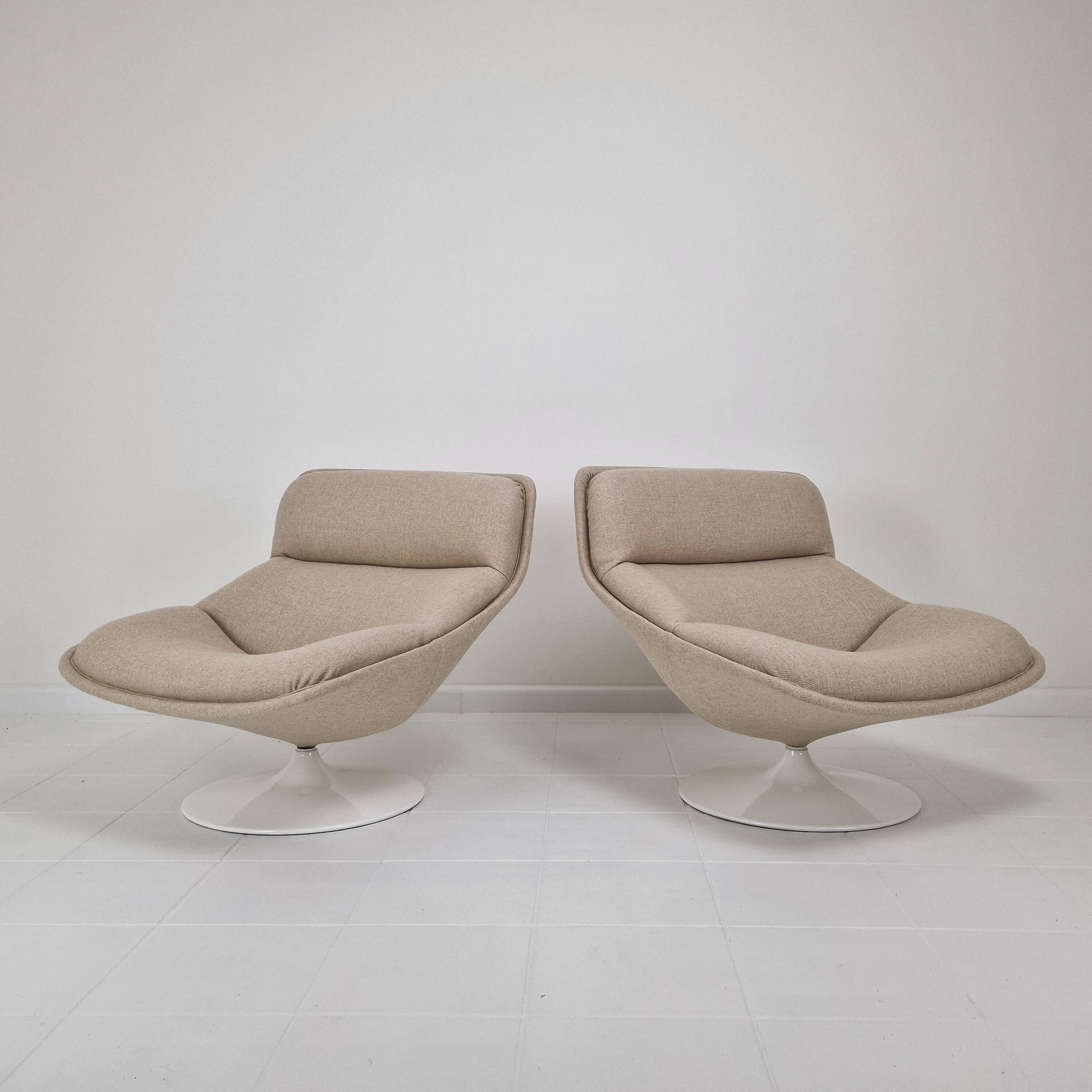 Set of 2 F517 Lounge Chairs by Geoffrey Harcourt for Artifort, 1970s