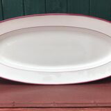Plat à service en porcelaine