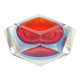 Diamond-Shaped Murano Glass Ashtray/Vide Poche by Flavio Poli for Seguso