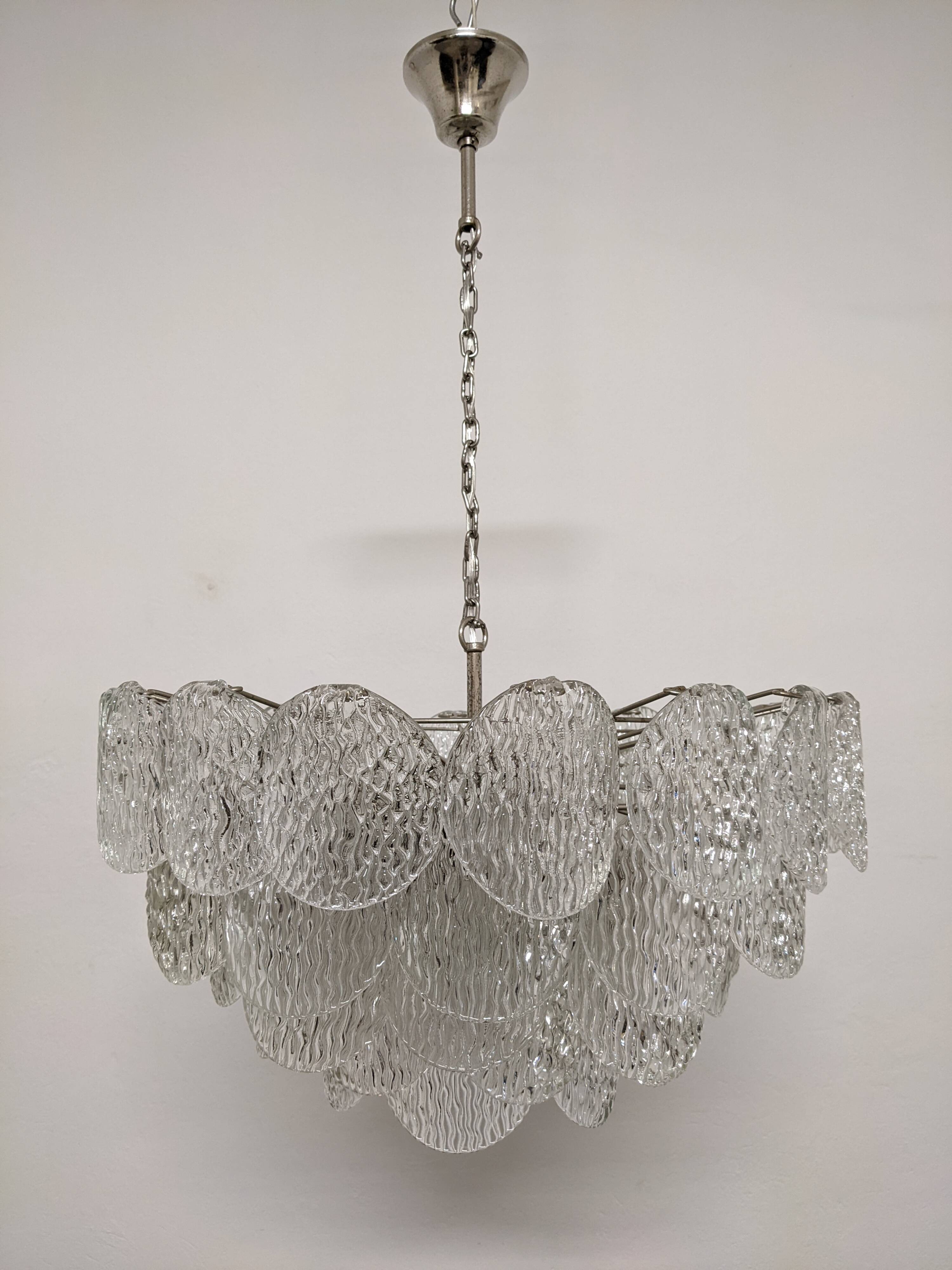 Murano glass chandelier by JT Kalmar circa 1970