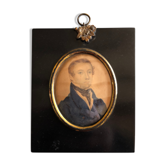 19th century miniature portrait