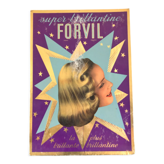 Brilliantine Forvil 1960 advertising card