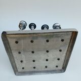 Chandelier en métal pour 16 bougies années 1980