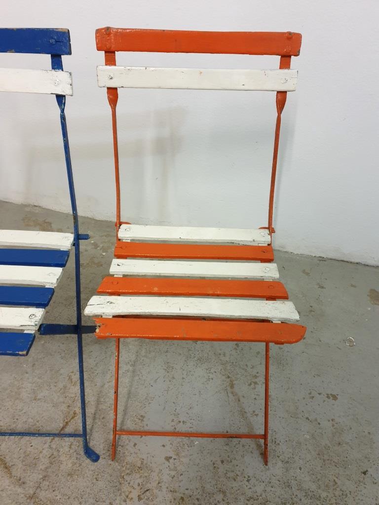 Bistro folding chairs garden