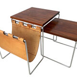 Nesting table magazine holders