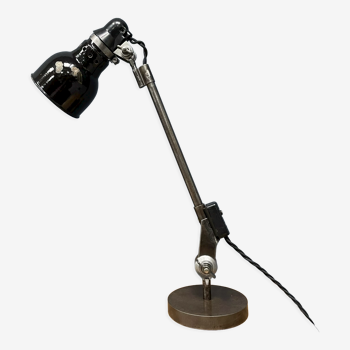 Lampe de table Rademacher avec abat-jour en émail noir