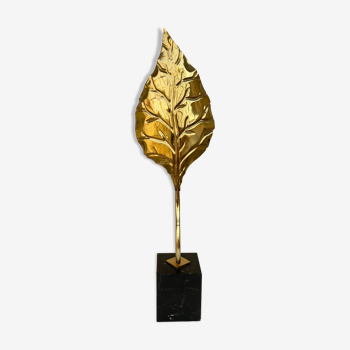 golden flower lamp design 1970