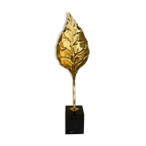 golden flower lamp design 1970