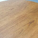 Circular coffee table in oak by Arne Jacobsen for Fritz Hansen, 1960s