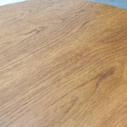 Circular coffee table in oak by Arne Jacobsen for Fritz Hansen, 1960s