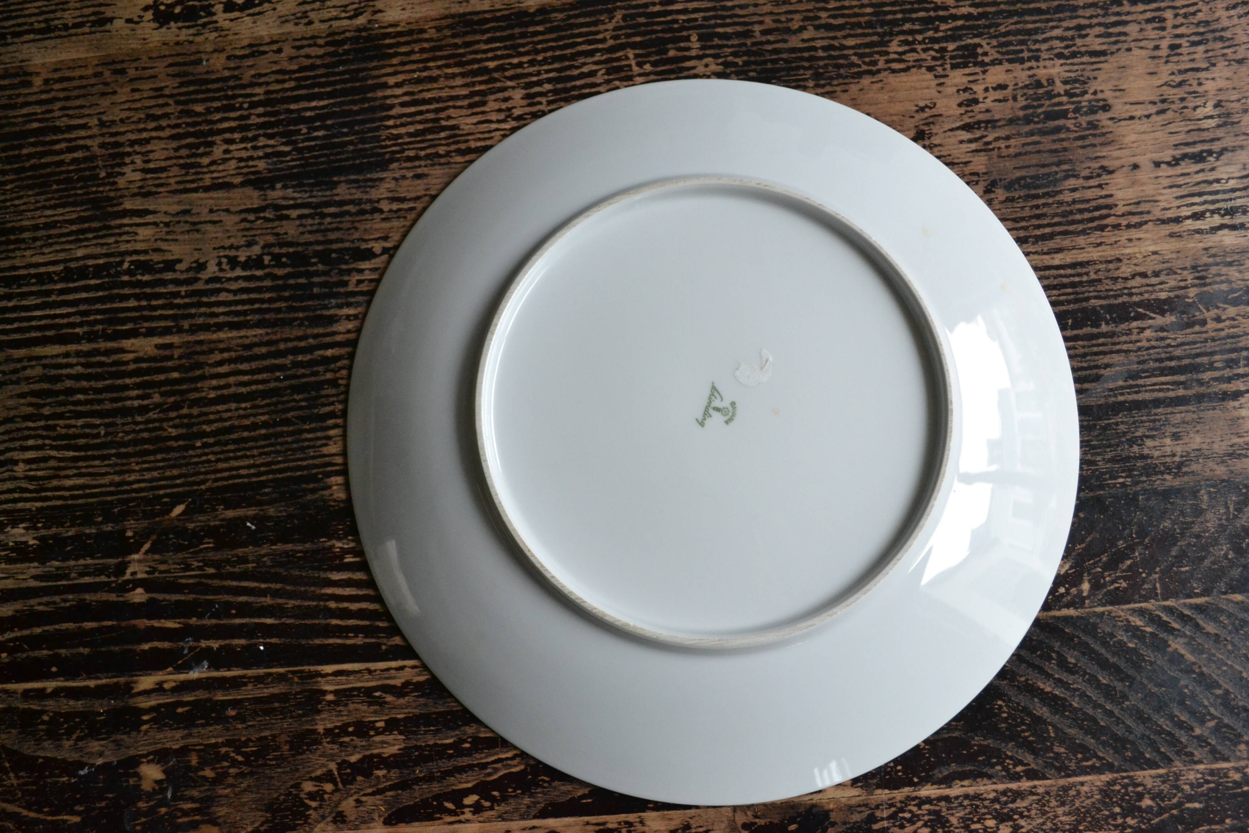 Round porcelain dish Schirnding Bavaria 70s