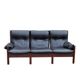 Banquette cuir noir