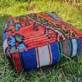 Moroccan carpet pouf
