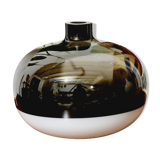 Black and white blown glass vase IKEA