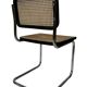 Cesca chair b32 model in chrome and black by Marcel Breuer