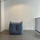 Chauffeuse togo bleu par Michel Ducaroy pour Ligne Roset