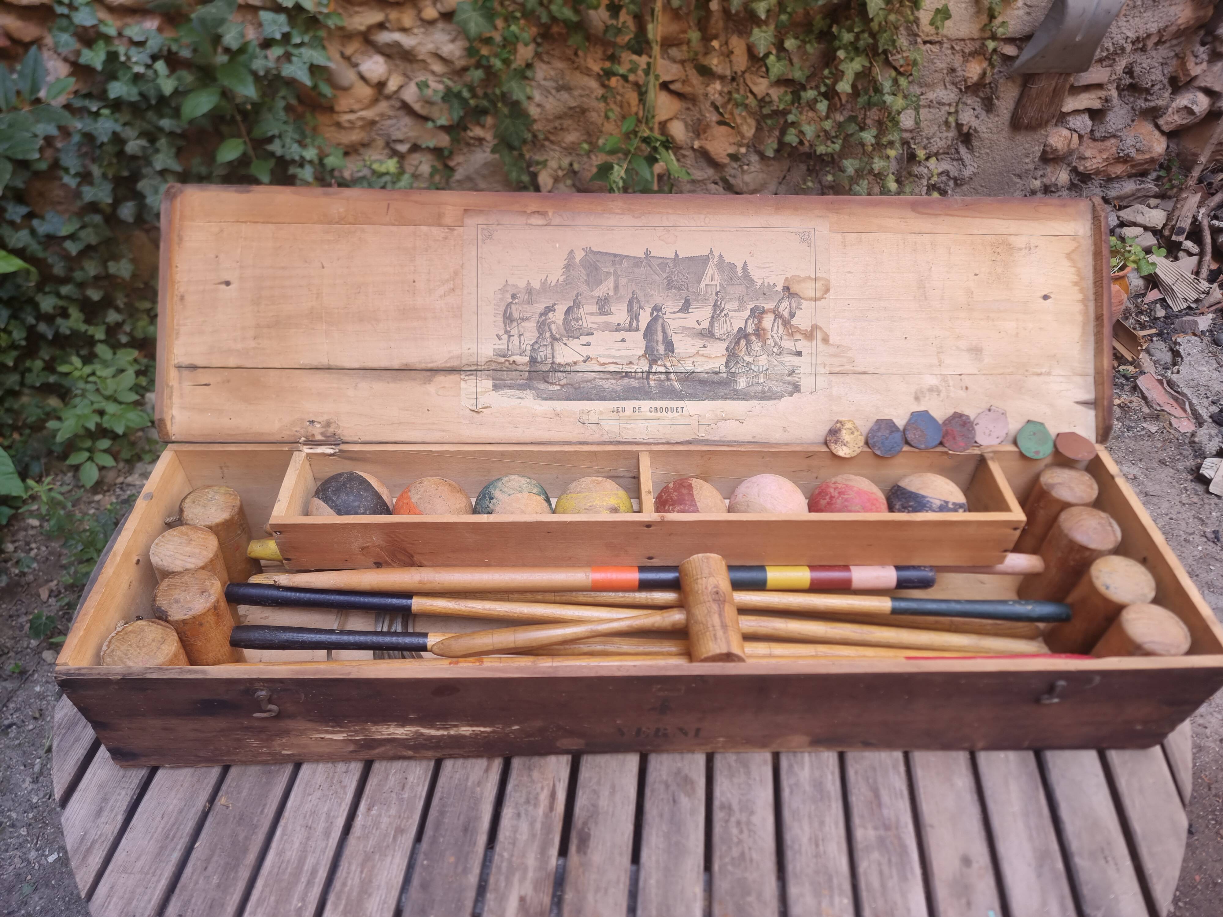 Ancient croquet game