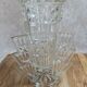 Vase Art Déco « Fusée » en verre moulé