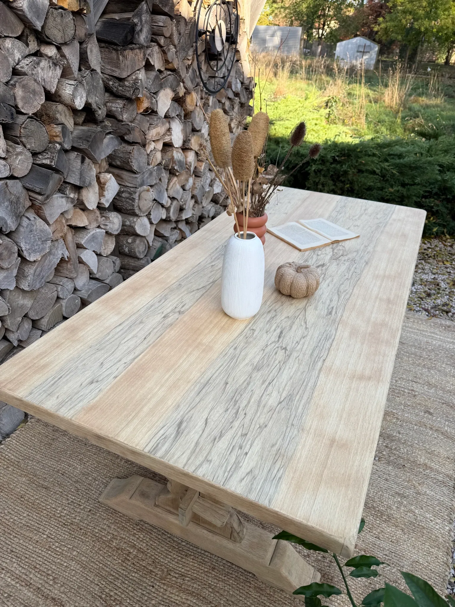 Table monastère 188cm frêne massif