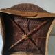 Japanese former basket in bamboo and braided basketry
