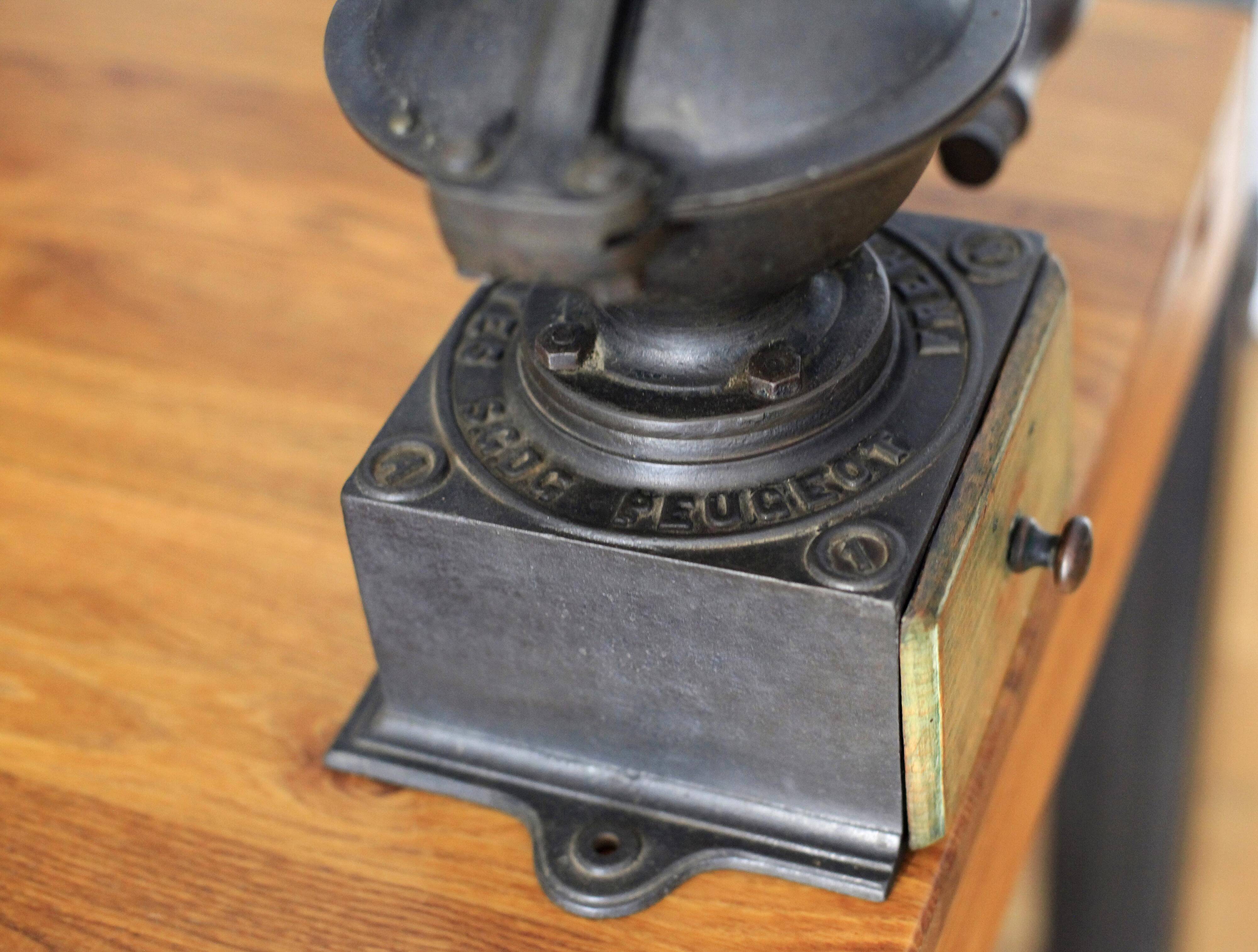Peugeot coffee grinder brother number 1, early 1900