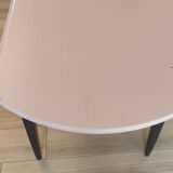 Old restored table with shutters with 4 legs